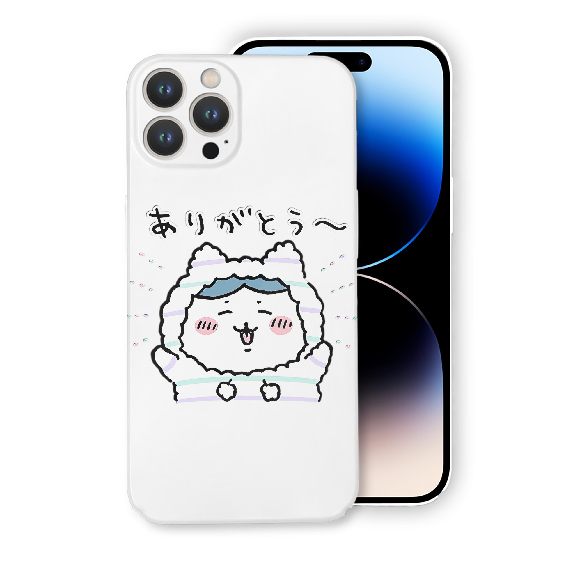 （画像用） ちいかわ ハチワレ Chii-kawa hachiware 【iPhone 14シリーズ対応】ハードケース